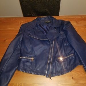 Faux leather jacket